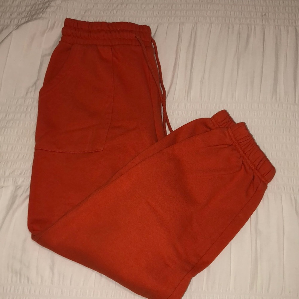 Universal Thread! orange sweatpants! size:S